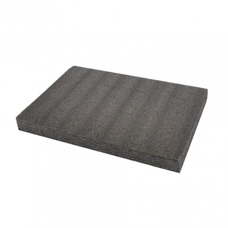 EPE foam mat type kaizen foam 40 x 57 x 5 cm. grijs/antraciet. 6 lagen