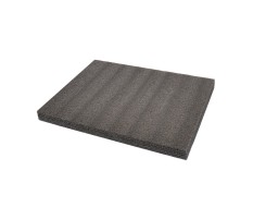 EPE foam mat type kaizen foam 57 x 43 x 3 cm. grijs/antraciet. 4 lagen