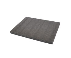 EPE foam mat type kaizen foam 57 x 43 x 4 cm. grijs/antraciet. 5 lagen