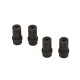 Set van 4 stalen nozzles 5 mm. voor straalpistool 0013