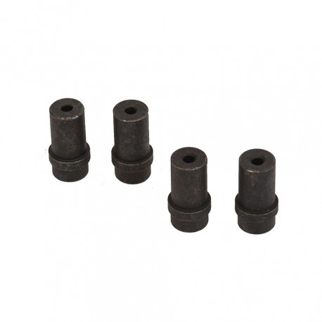 Set van 4 stalen nozzles 5 mm. voor straalpistool 0013