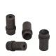 Set van 4 stalen nozzles 5 mm. voor straalpistool 0013