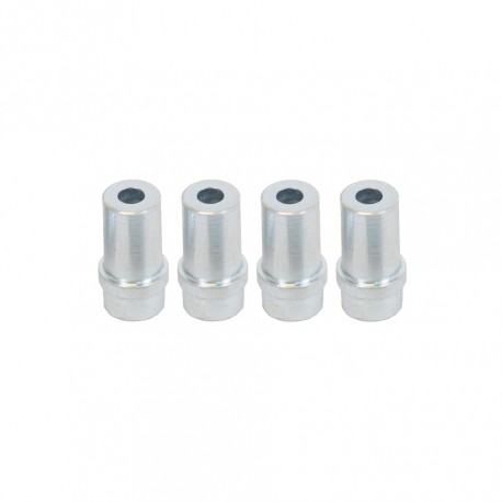 Set van 4 stalen nozzles 7 mm. voor straalpistool 0013